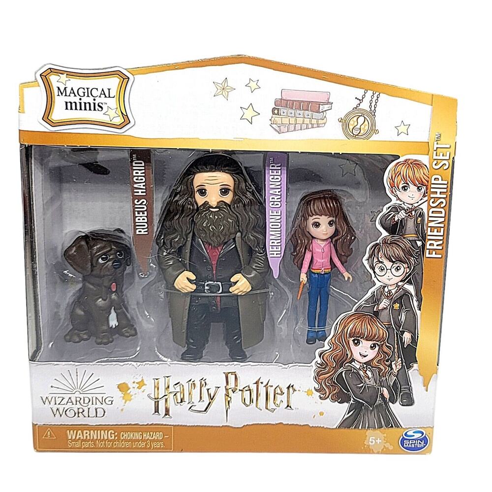 New Harry Potter Wizarding World Magical Minis Hagrid Hermione Fang Toy Figures